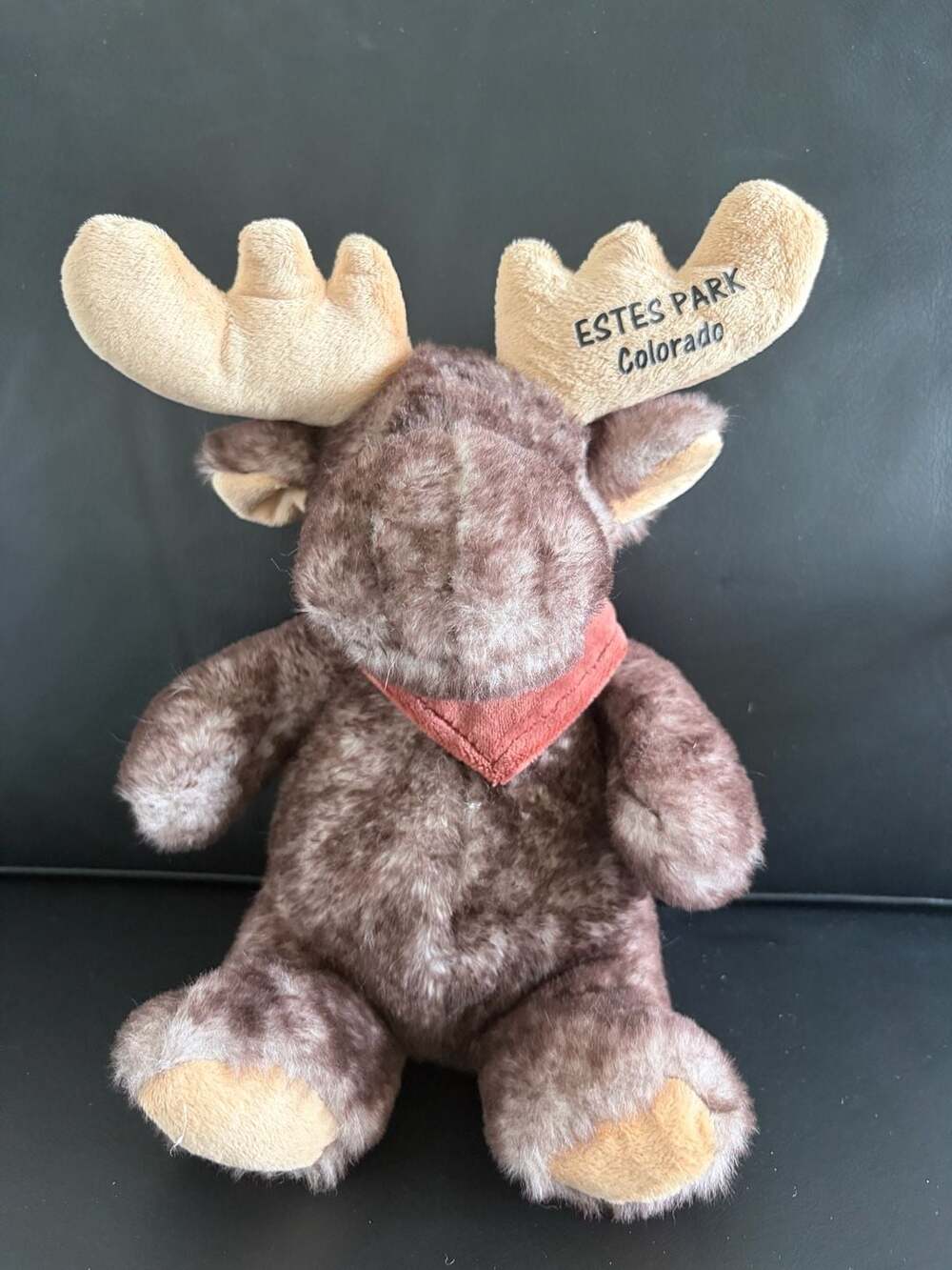 Estes Park Colorado Souvenir Sitting Moose Plush Stuffed Animal